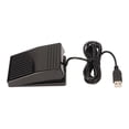 thumbnail image 1 of USB Foot Switch Pedal, Multifunctional Single Foot Switch Pedal Custom Functions Sensitive Mechanical Switch Ergonomic Design USB A  for Computers, 1 of 7
