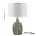 thumbnail image 3 of SAFAVIEH Secia 25 in. Modern Artistic Table Lamp, Grey, 3 of 5