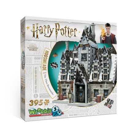 UPC: 0665541010125 | Wrebbit 3D – Harry Potter Hogsmeade The Three Broomsticks 395 Piece 3D Jigsaw Puzzle