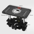 thumbnail image 5 of Router Lift for 65mm/69mm Wood Router for Router Table Set Up Lift with Router Plate Precision Woodworking, 5 of 8