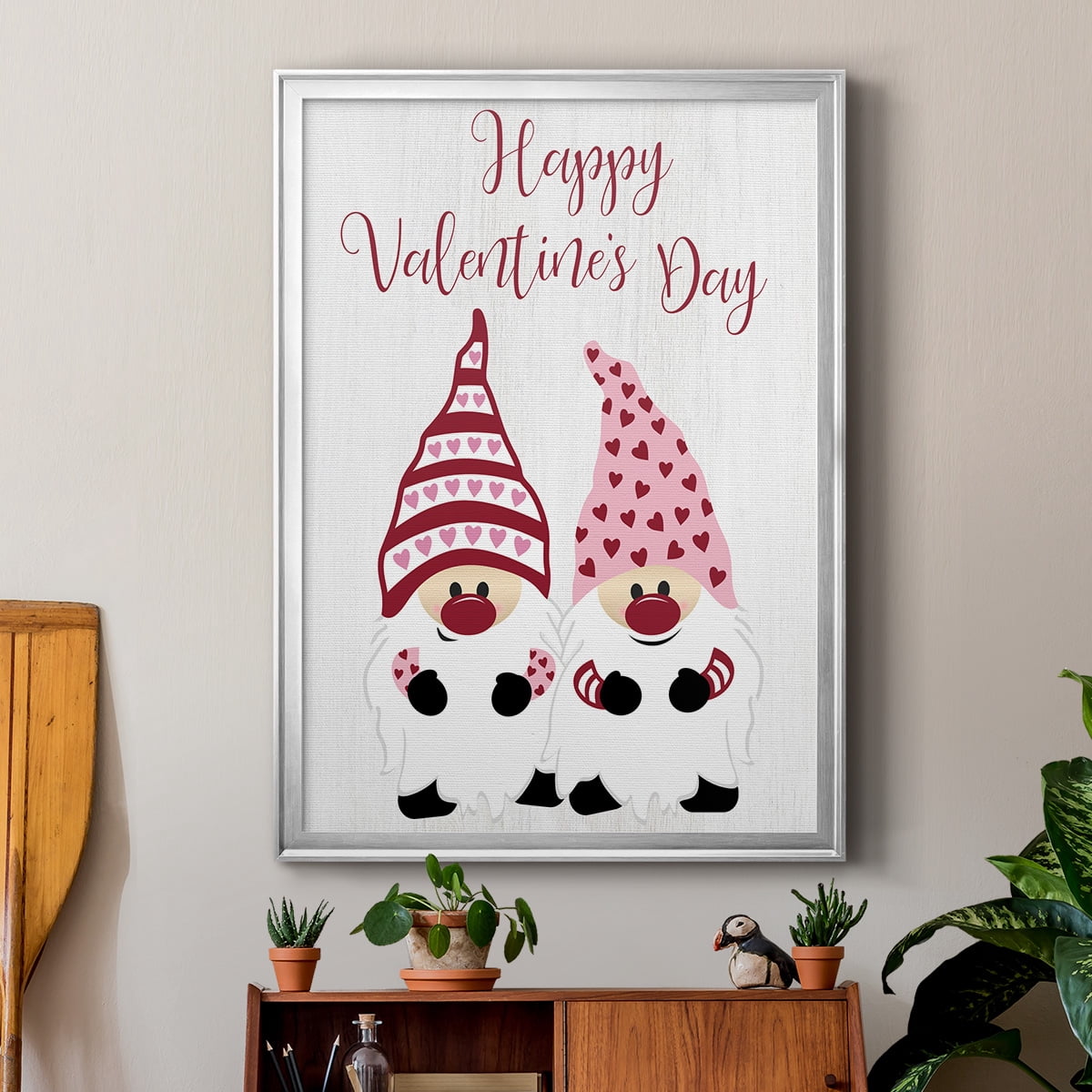 Valentines Gnomes Premium Classic Framed Print - Ready to Hang