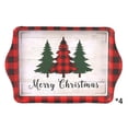 thumbnail image 2 of ABPWLY 4pc Hand Painted Crossborder Santa Claus Pines Tree Shaped Ceramic Plates Breakfast Plates Dessert Snack Plates Christmas Tableware Clearance Kitchen Canada Days Kitchen Christmas, 2 of 6