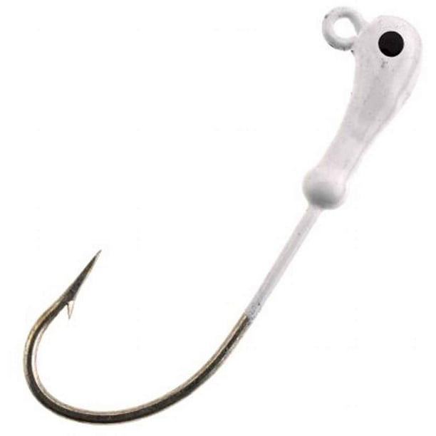 H&H Lure Co. H&H Ball Jig Hd 1/8 10BgWht 12 B1810