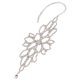 thumbnail image 5 of Pulsera de brazo brazalete de plata con forma de flor duradera amplia aplicación ligera para vacaciones fiesta novia ANGGREK Otros, 5 of 8