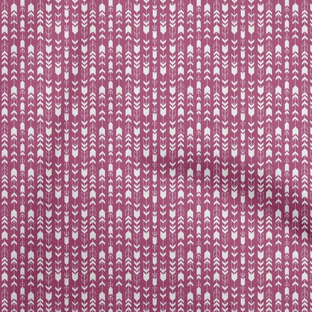 oneOone Rayon Pink Fabric Tribal Craft Projects Decor Fabric Printed By The Yard 56 Inch Wide