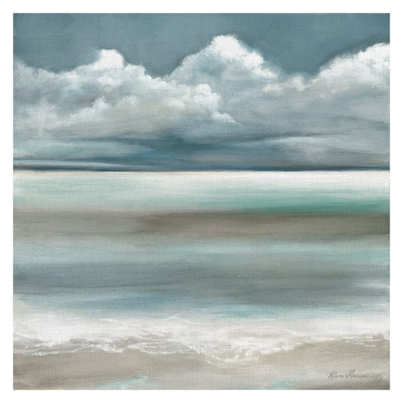 Masterpiece Art Gallery Tranquility by the Sea I by Ruane Manning Canvas Art Print 35" x 35"