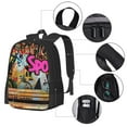 thumbnail image 2 of Disketp Graffiti Lamp Urban Scene Mochila Minimalista de Gran Capacidad, Mochila de Viaje para Escuela, Trabajo o Uso Diario, 2 of 6