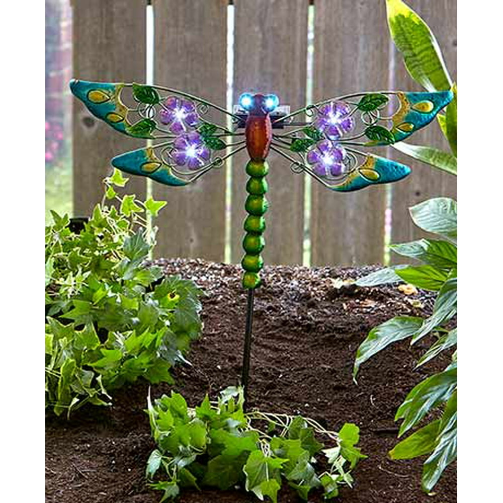 Colorful Solar Garden StakesDragonfly