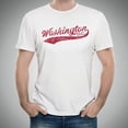 thumbnail image 6 of UGP Campus Apparel Washington DC City Baseball Script Basic Cotton T-Shirt - Medium - White, 6 of 6