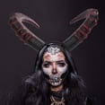 thumbnail image 4 of Diadema de Cuerno Soledad para Disfraz de Halloween Sombreros Devil OX Horns, 4 of 7