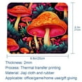 thumbnail image 5 of Mushroom Desk Pad Mousepad Gaming Mouse Pad, Square 8.3x9.8 Inch Non-Slip Rubber Bottom Printed, Suitable for Office and Gaming, 5 of 6