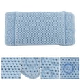 thumbnail image 2 of Unique Bargains 1 Pc Rectangle Style Bath Pillow for Head and Neck 17.32"x8.27"x2.17" Blue, 2 of 6
