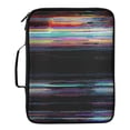 thumbnail image 2 of Haosy Accordion File Organizer Zipper Binder 500 Sheet 6-Tab Expanding File Folder Multi-Pocket 1.2 Inch 3 Ring Cool Colorful Line, 2 of 7