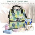 thumbnail image 5 of Daiia Shell Clam Large Capacity Baby Bag Waterproof Stylish Diaper Bag Mummy Backpack Adjustable Straps Diaper BagBaby Essentials Bag, 5 of 6