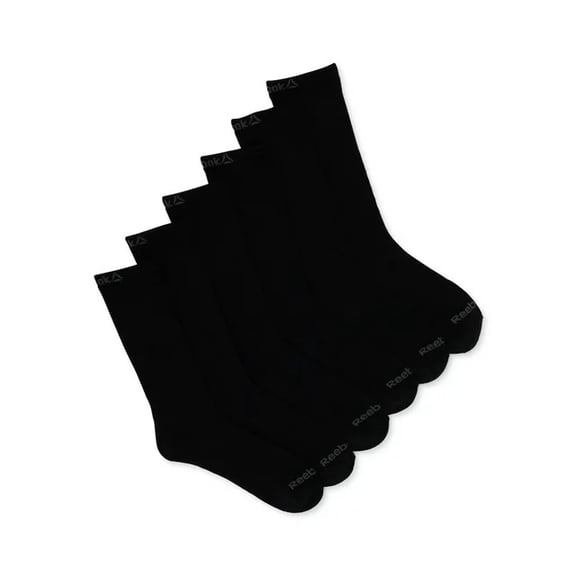 Reebok Men's Socks, Pro Series Crew Socks, 6-Pack