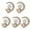 F, variant on dianhelloya Nail Art Supplies 5Pcs Rabbit Nail Decors Shining Paste Easily Three-dimensional DIY Zircon 2023 Bunny Year Bow Pendant Nail Charms for Girl (A)
