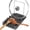 Gray, variant on Silicone Utensil Rest with Foldable Stainless Steel Lid Holder – Multi-Slot Spoon & Spatula Holder, Heat Resistant, Non-Slip Rubber Feet, Dishwasher Safe, Space-Saving Kitchen Tool-grey