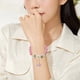 thumbnail image 4 of Pulsera de cristal de la flor de los cabritos con la joyería fina ajustable de cristal para las muchachas, 4 of 6