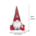 thumbnail image 4 of Gnomos navideños YONGSHENG felpa 1 unidad pardo, 4 of 4