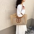 thumbnail image 4 of Bolso de mano de paja de gran capacidad, bolso de hombro de moda de marca 2023, nuevo estilo étnico de lujo de diseñador Beach Lane Simia, 4 of 5
