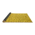 thumbnail image 2 of Ahgly Company Indoor Rectangle Abstract Yellow Contemporary Area Rugs, 3' x 5', 2 of 4