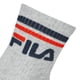 thumbnail image 3 of FILA Calcetines unisex, 6 Pares de Quarter - Calcetines cortos, Sport, Puño con Logo, uni Gris 39-42, 3 of 3