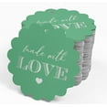 thumbnail image 4 of Inkdotpot Silver Foil Paper Hang Tags Made With Love Text Favor Tags 100 Piece, 4 of 6