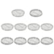 thumbnail image 1 of Uxcell Paquete de 10 Respiraderos Redondos de Soffit, 80mm/3.1 Pulgadas Rejilla de Ventilación de Plástico Circular para Baño Hogar/ Oficina/Cocina/Armario/Guardarropa [Gris Claro], 1 of 6