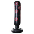 thumbnail image 1 of Saco de Boxeo Inflable 1 Tren Soporte de Perforación Equipo de Gimnasia (.6m) Negro, 1 of 8