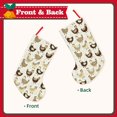 thumbnail image 2 of Bingfone Funny Chicken Print Personalized Christmas Stocking - Snowman Design Large 18 inch,Family Holiday Season Decor, 2 of 8