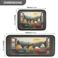 thumbnail image 4 of Kitchen Floor Mat 2 Sets Carpet Floor Mat Kitchen Mat Bathroom Mat Living Room Mat Bedroom Mat Absorbent Delicate Fabric No Ball Cozy Chicken Window, 4 of 7