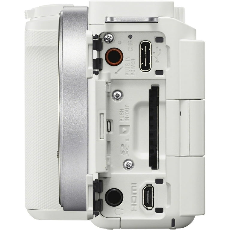 SONY ZV-E10L ホワイト Sony ZV-E10 Mirrorless Vlog Camera Body (White) & Lens