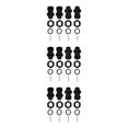 thumbnail image 1 of VONKY 4 Pcs Adaptateur de Moyeu de Roue 17mm Extension Conversion Noir 31mm 3ensemble, 1 of 6