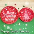 thumbnail image 5 of 160 PCS Christmas Paper Plates and Napkins Sets, Tree Plates and Napkins for Christmas Party Dinner, Xmas Winter Decorations, 5 of 6