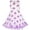 Purple, variant on Girls Dress Tulle Bridal Lace With Flower Detailing Wedding 4