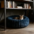 thumbnail image 5 of ToyKingdee Round Cat Bed Kitten Beds, Donut Small Cats Bed, Washable Super Soft Plush Faux Fur Pet Beds with Anti-Slip Bottom, Cat Cave Beds Calming Bed Cute Puppy Beds for Indoor, 5 of 6