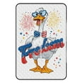 thumbnail image 2 of Patriotic Goose Freedom Fireworks Fun Outdoor Picnic Blanket, Foldable Waterproof Beach Mat, Portable Beach Blanket for Beach Camping, Hiking, Family Concerts, 2 of 8