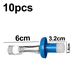 thumbnail image 2 of Tapón de sellado de vino tinto para apretar, 10 Uds., tapón redondo azul claro MFZFUKR CPB-DE-WX866-10, 2 of 5