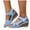 Sky Blue, variant on Wedge Sandals for Women Comfortable Slip On Orthopedic Shoes Casual Wide Width Plkatform Sandal with Ankle Back Strap