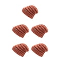 thumbnail image 1 of Justharion Stay Warm In Style With Winter Essential Beanie Hat Thoughtful Gifts Winter Knitted Beanie Hat rust red 5Set, 1 of 6