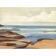 thumbnail image 2 of Warren, Annie 14x12 Black Ornate Wood Framed with Double Matting Museum Art Print Titled - Shore Days I, 2 of 4