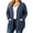 # Blue, variant on TEMOFON Cardigan Sweaters for Women Plus Size Black Womens Cardigan Long Sleeve Buttons Down with Pocket Lightweight Outerwear Fall Winter Clothes 3XL