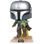 Funko POP! Star Wars: The Mandalorian- Mando Flying w/Jet