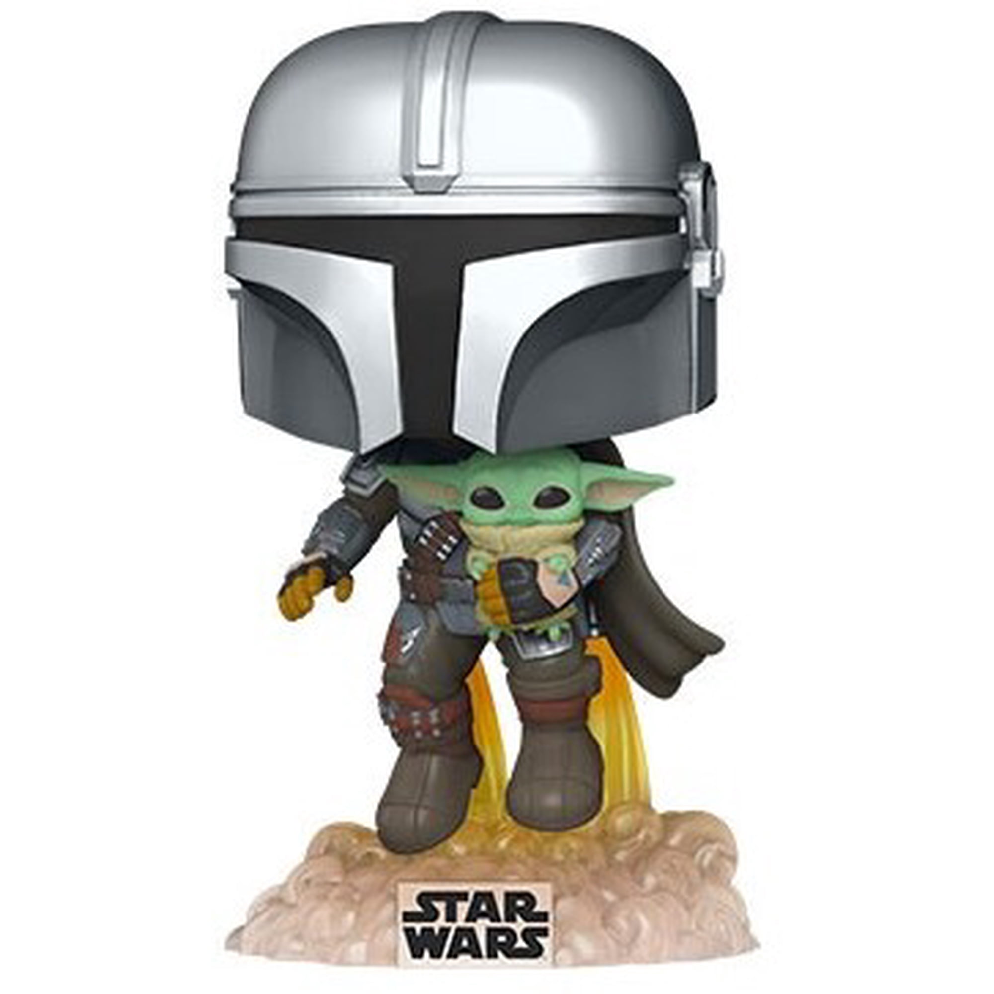 Funko POP! Star Wars: The Mandalorian- Mando Flying w/Jet