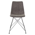 thumbnail image 2 of Trenton Chaise en Similicuir Gris Charbon 2 Pcs, 2 of 4