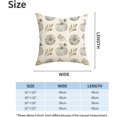 thumbnail image 4 of Fall Decorations Pumpkin Throw Pillow Covers 18x18 Set Of 2 Autumn White Gray Pumpkins Outdoor Pillows Cover Thanksgiving Decorative Pillow Case Farmhouse Cushion Cover for Couch Bed Sofa Decor, 4 of 6