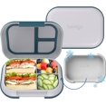thumbnail image 3 of Bentgo Chill Max Leak-Proof XL Lunch Box (2-Pack)5-Cup Capacity for Adults & Ages 8+, 3 or 4 Compartment Bento Box, BPA-Free, Dishwasher Safe (Fog & Deep Teal), 3 of 9