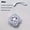 White, variant on A Cute Soft Tape Measure of 2 Meters/6 Feet, Featuring a Portable Retractable Locking Mechanism And Clear Centimeter/Inch Markings - Ideal for Sewing, Home Use, Waist, Chest