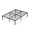 thumbnail image 3 of Teraves 16 Inch Full Size Black Metal Platform Bed Frame with Under-bed Storage for Home Bedroom Furnitures, 3 of 7