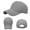 Grey, variant on White Unisex Vintage Washed Unstructured Baseball Cap Polyester for Running Workouts and Outdoor Activities All Seasons One Size